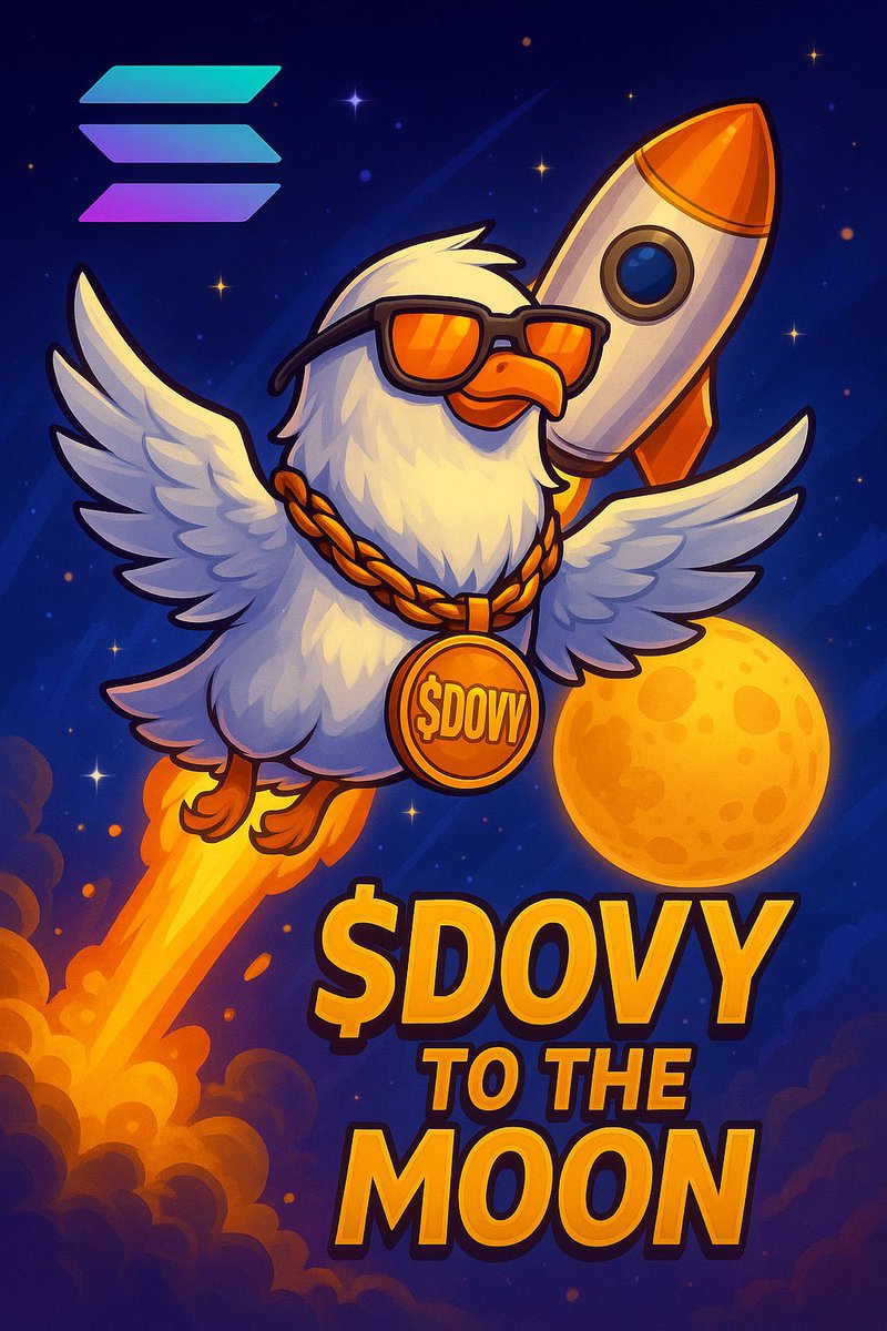 Today feels different…

$DOVY holders will remember this moment.

The drop is near.
The flight begins.

Stay alert 🕊️

#Solana #DOVY #Crypto