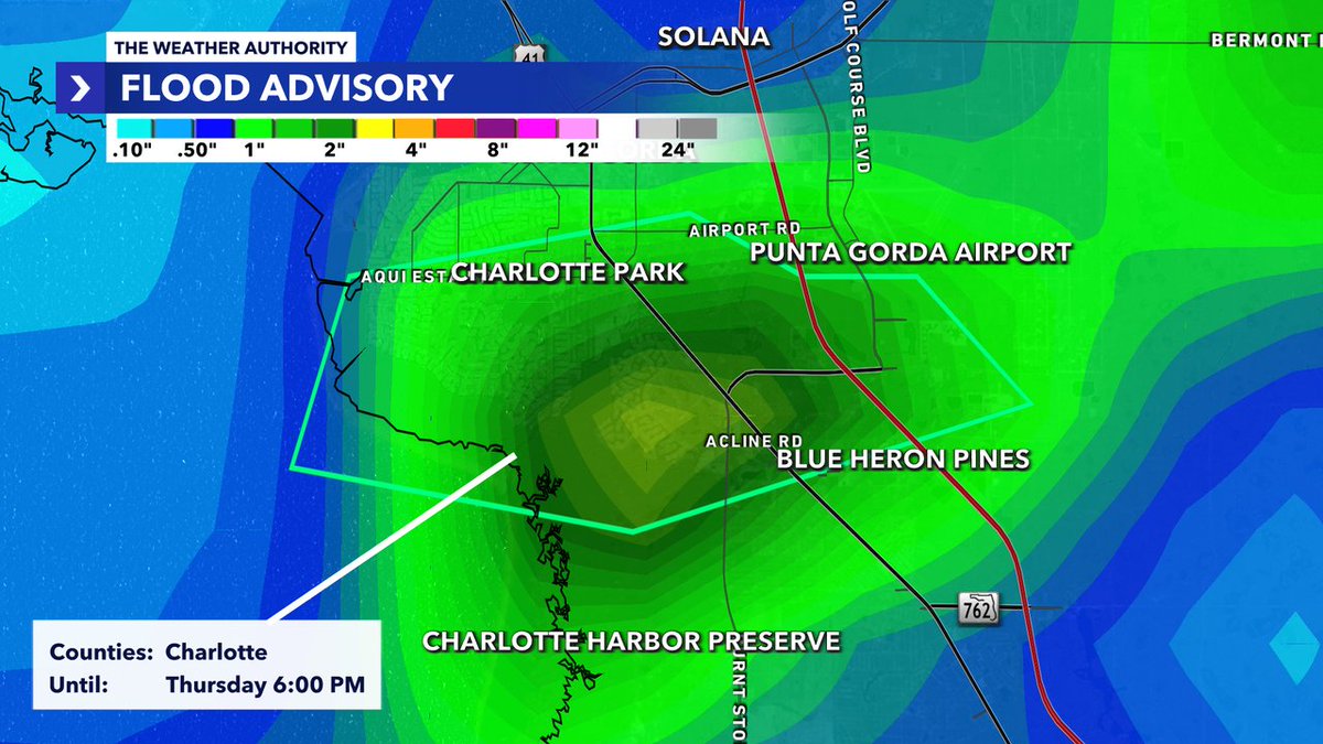 *FLOOD ADVISORY* issued for Charlotte County until 7/03 6:00PM. Track storms with Southwest Florida's WINK Live Doppler 3X: winknews.com/weather/