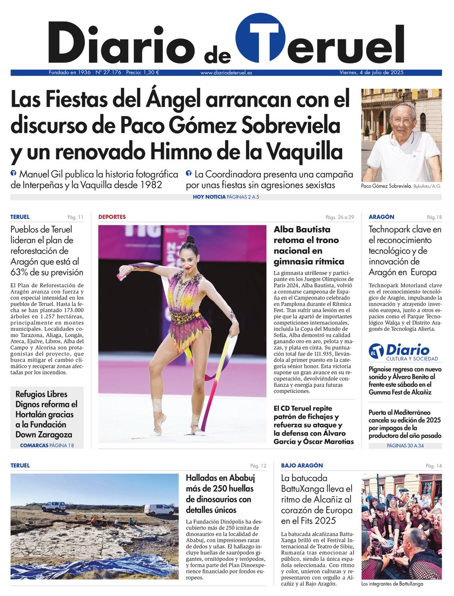 La portada del viernes