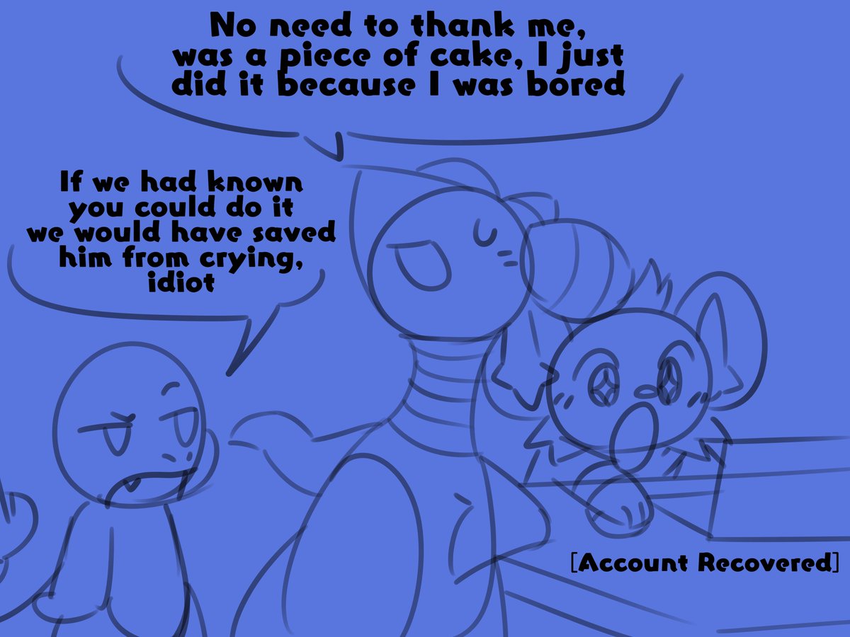 As the image shows, I'm not going to explain how, but I'm happy to say that I got my FB back! I have decided with the other more than deactivate it

I'm also planning to republish my drawings and the ones I did for others while I was gone, as long as they're okay with it. ⚡