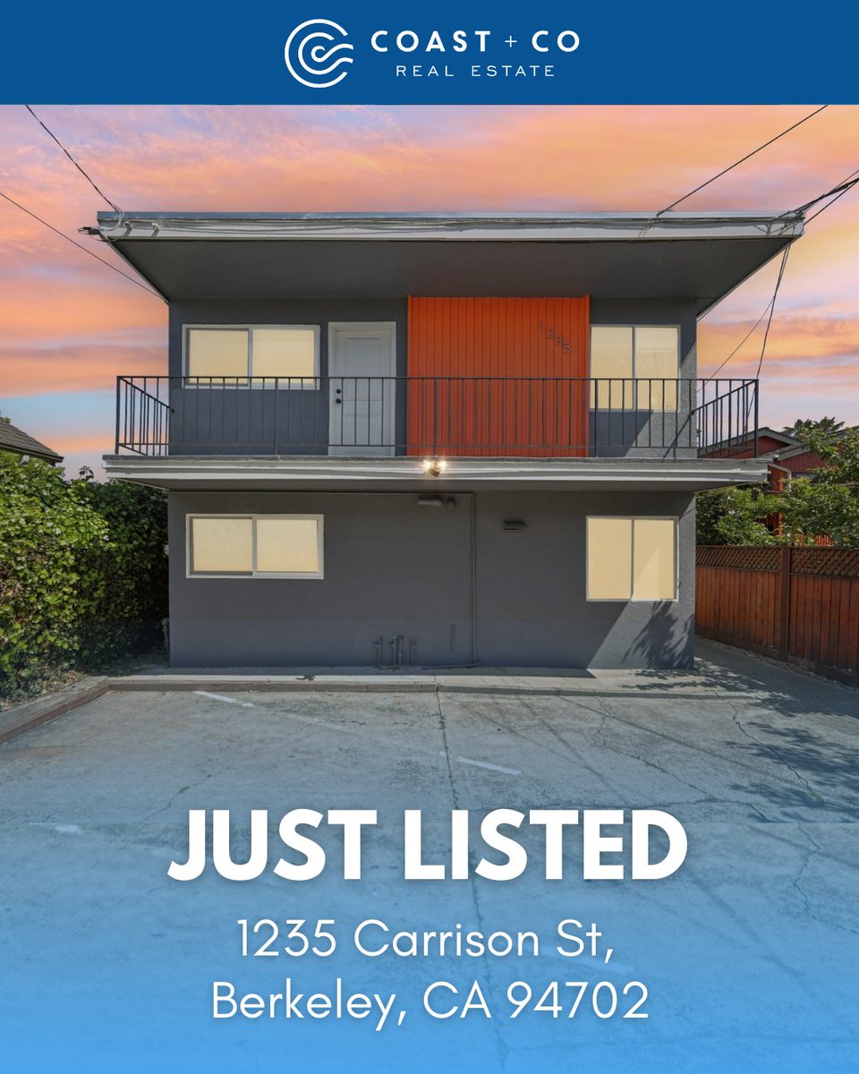 Coast_Co_RE's tweet image. 📢 JUST LISTED – Updated Fourplex in Southwest Berkeley! 🔑
💥 OPEN HOUSE! 💥
📅 Sunday, July 6 | 1–3 PM
📍 1235 Carrison St, Berkeley, CA 94702

⭐Shares are appreciated!
📸 For more details on this beautiful home, visit 
coastandcore.com/.../1235-carri…...
#JustListed #Berkeleyca