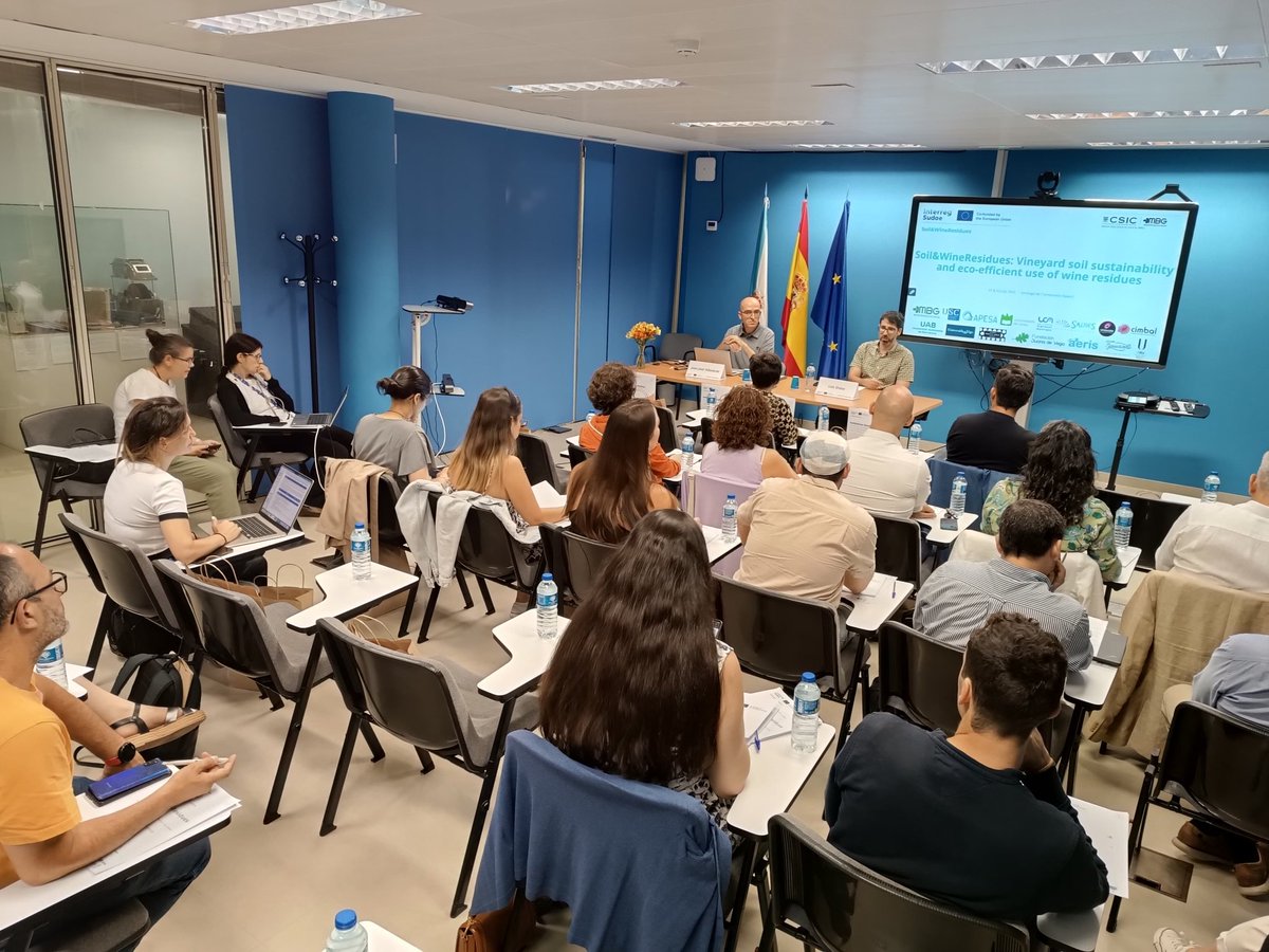 Soil&WineResidues: Candidatura a Interreg SUDOE (@soilwineresidue) on Twitter photo 📢El 1 y 2 de Julio hemos celebrado la reunión de lanzamiento del proyecto #SoilWineResidues Fueron 2 jornadas muy productivas donde todos los socios beneficios compartimos ideas y debatimos pautas para mejorar la #Sostenibilidad del sector #Vitivinícola
#Interreg #Sudoe <a href="/6Sudoe/">Interreg SUDOE</a> 📢El 1 y 2 de Julio hemos celebrado la reunión de lanzamiento del proyecto #SoilWineResidues Fueron 2 jornadas muy productivas donde todos los socios beneficios compartimos ideas y debatimos pautas para mejorar la #Sostenibilidad del sector #Vitivinícola
#Interreg #Sudoe <a href="/6Sudoe/">Interreg SUDOE</a>