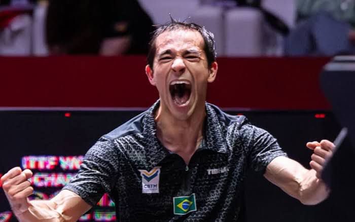 tuliogadelha's tweet image. Hugo Calderano, medalhista olímpico que nos enche de orgulho, foi impedido de entrar nos EUA para um torneio em Las Vegas. Motivo? Ele foi a Cuba em 2023. Sim, esse é o governo Trump da “liberdade” que a turma da arminha tanto defende.