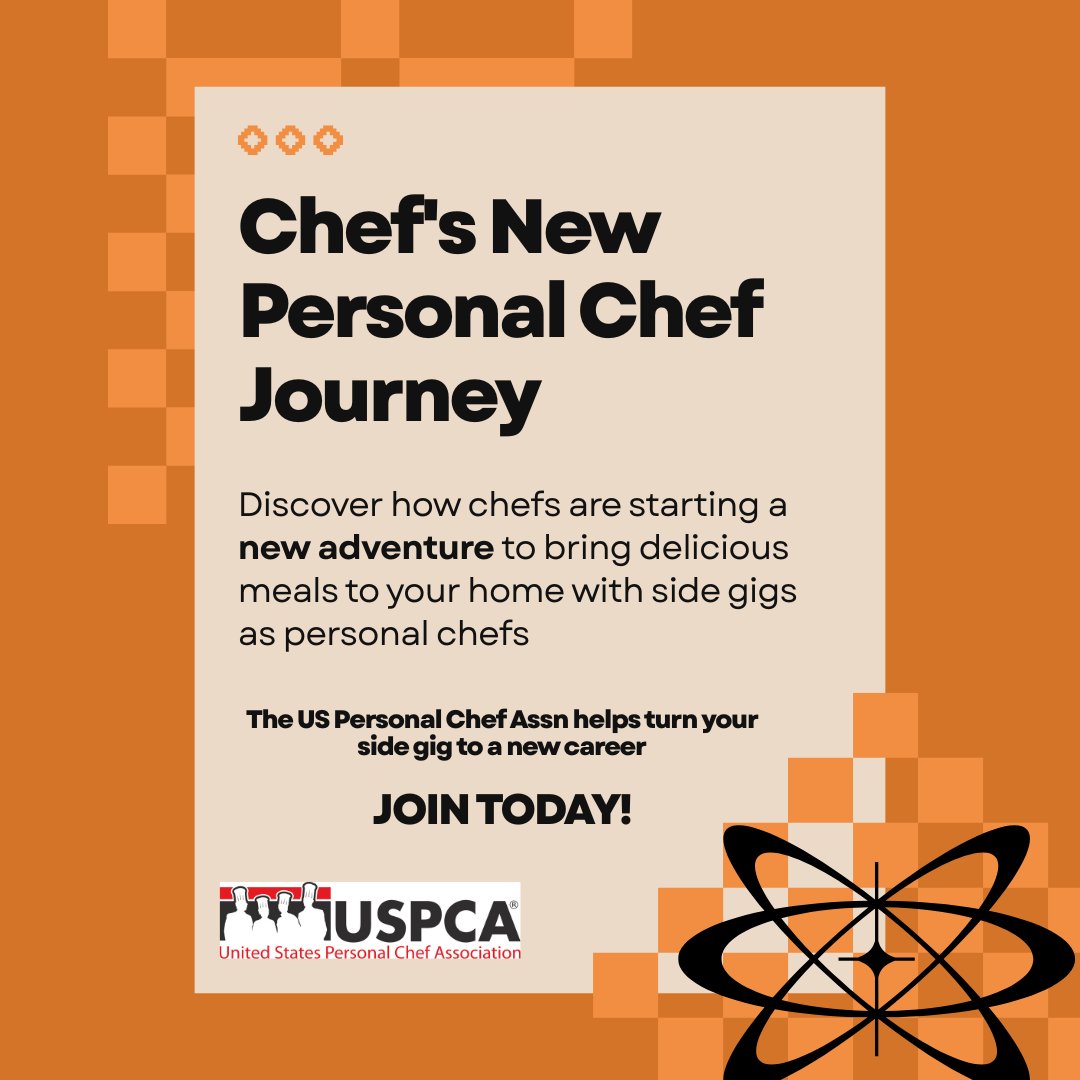 Thinking of turning your culinary passion into profit? A personal chef side gig offers flexibility, income &amp; freedom.
With support from <a href="/USPCA/">U.S. Personal Chefs</a>, you’re never alone.
Get clients, insurance, tools &amp; more to grow!
Join now: USPCA.com and enter code Summersave$75