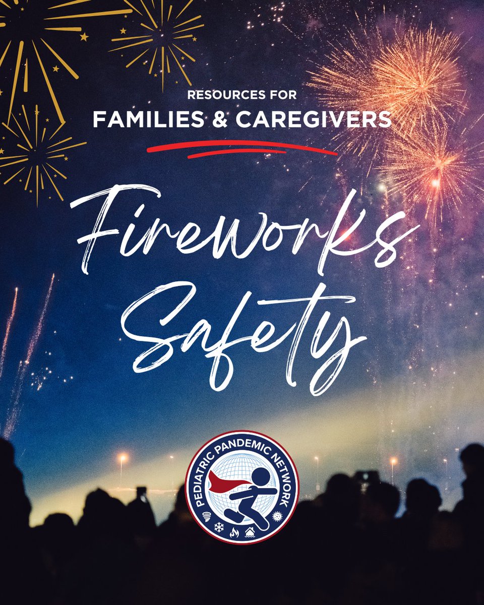 Keep kids safe this summer with PPN’s quick guide to fireworks safety for families and caregivers. Know the risks, set clear boundaries, and enjoy the show responsibly: resources.pedspandemicnetwork.org/resource-guide… #FireworksSafety #SummerSafety #PPNStayReady