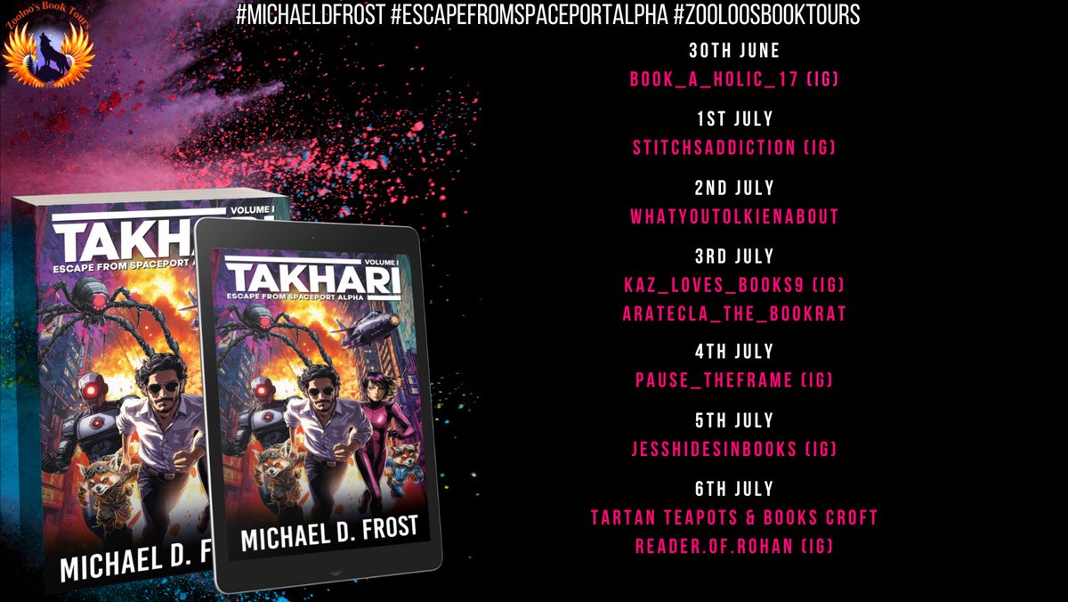 Kaz (@kazlovesbooks1) on Twitter photo Today, I'm on the #blogtour for Escape From Spaceport Alpha by #michaeldfrost which was a great childrens sci-fi adventure story
The tour is hosted by <a href="/ZooloosBT/">ZooloosBookTours</a>
My review can be read here : instagram.com/p/DLqMXBhK7_Y/β¦ Today, I'm on the #blogtour for Escape From Spaceport Alpha by #michaeldfrost which was a great childrens sci-fi adventure story
The tour is hosted by <a href="/ZooloosBT/">ZooloosBookTours</a>
My review can be read here : instagram.com/p/DLqMXBhK7_Y/β¦