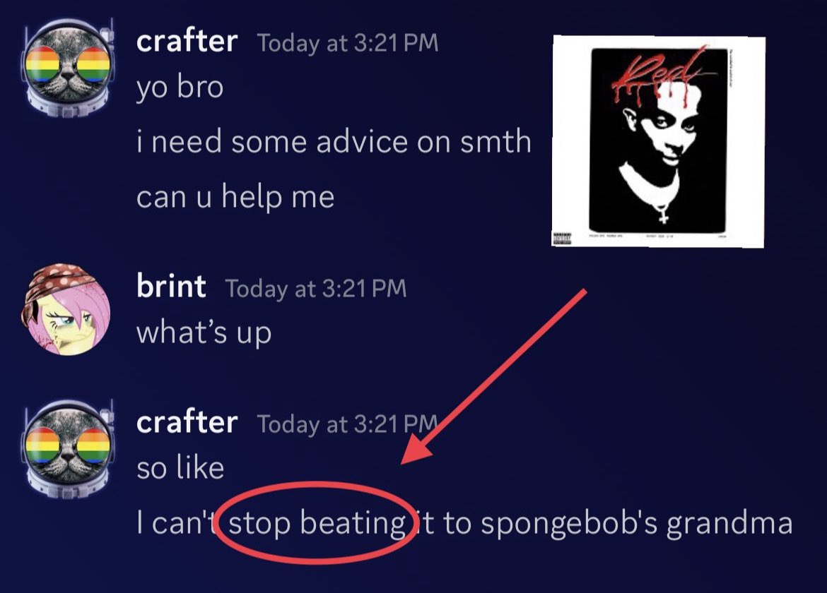 Discord Messages With Threatening Auras (@discordthreats) on Twitter photo 