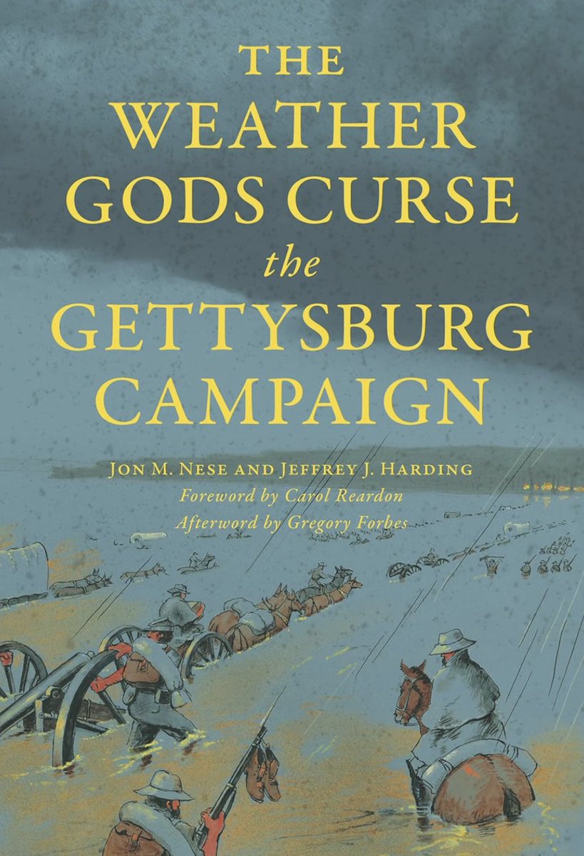 WeatherWorldPSU's tweet image. .@MarisaFerger chats with @jmnese about the book that he co-authored with Jeffrey J. Harding, "The Weather Gods Curse the Gettysburg Campaign": youtu.be/q93xznuDVqU