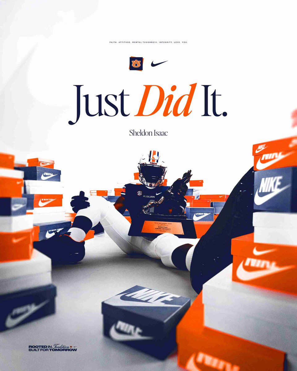 sheldonisaac12's tweet image. Thanks for the love @AuburnFootball