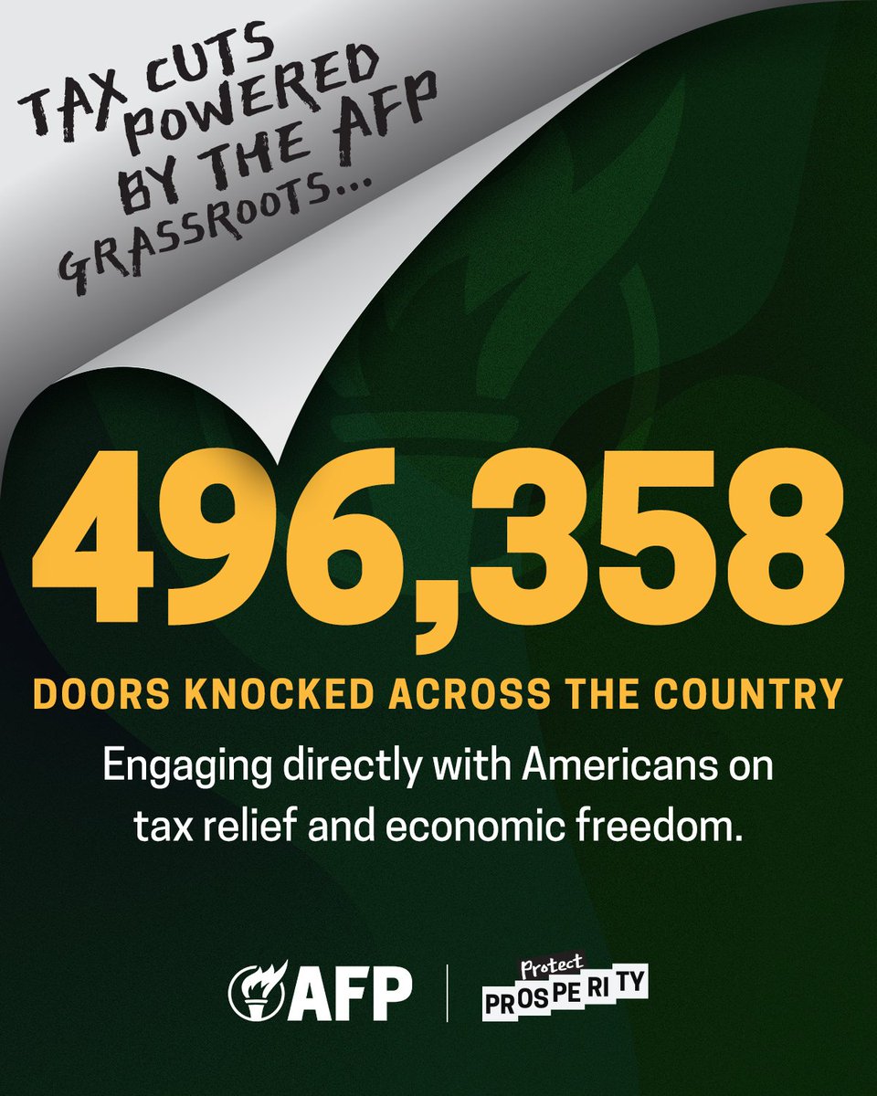 We knocked. You answered.

496,358 doors knocked across the country, engaging directly with Americans on tax cuts and the One Big Beautiful Bill.

That’s how real change happens, with your voice.
