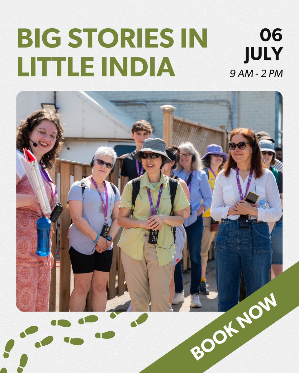 🪷 Explore Gerrard Street East with us, where the iconic “Little India” is located!

Join us at our tent at the Leslieville Farmers’ Market this Sunday for free #HTTours.

🗓️ July 6, 9 AM - 2 PM
Tours at 10:30 AM and 12:30 PM

Register now: ow.ly/9OZm50WkImz