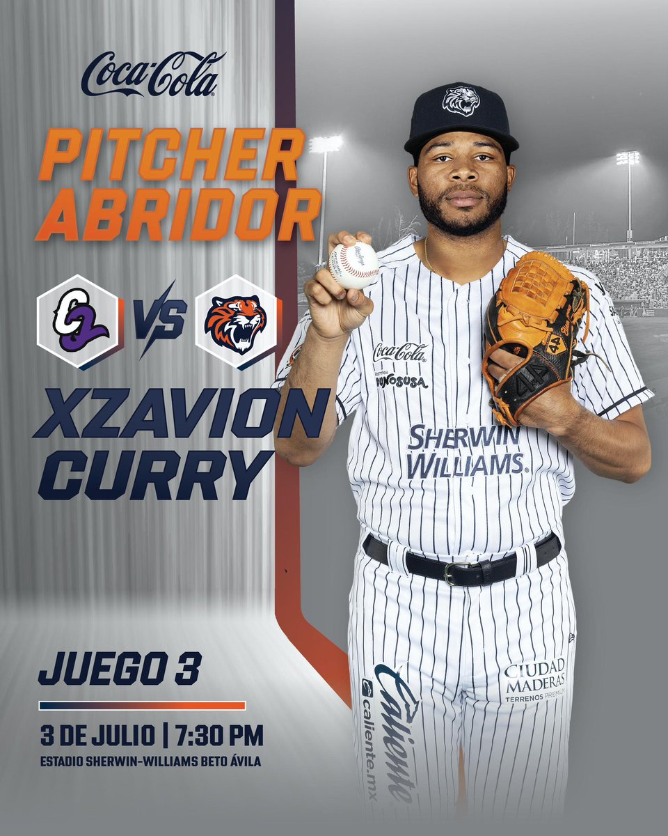 Xzavion Curry se estrena esta noche en la loma como abridor felino🐯🔥

¡Vamos por la serie!
#VamosAlBeis | #70AñosRugiendo