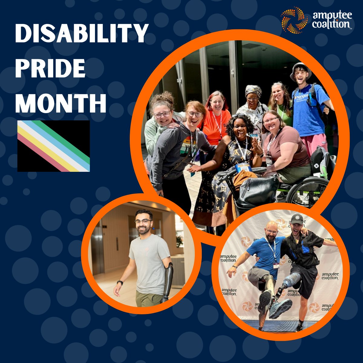 July is #DisabilityPrideMonth, a time to celebrate identity, strength &amp; progress. Disability Pride means being proud of who you are.
We honor our community’s voices and remain committed to advancing access for people with limb loss, limb difference, and all disabilities.
