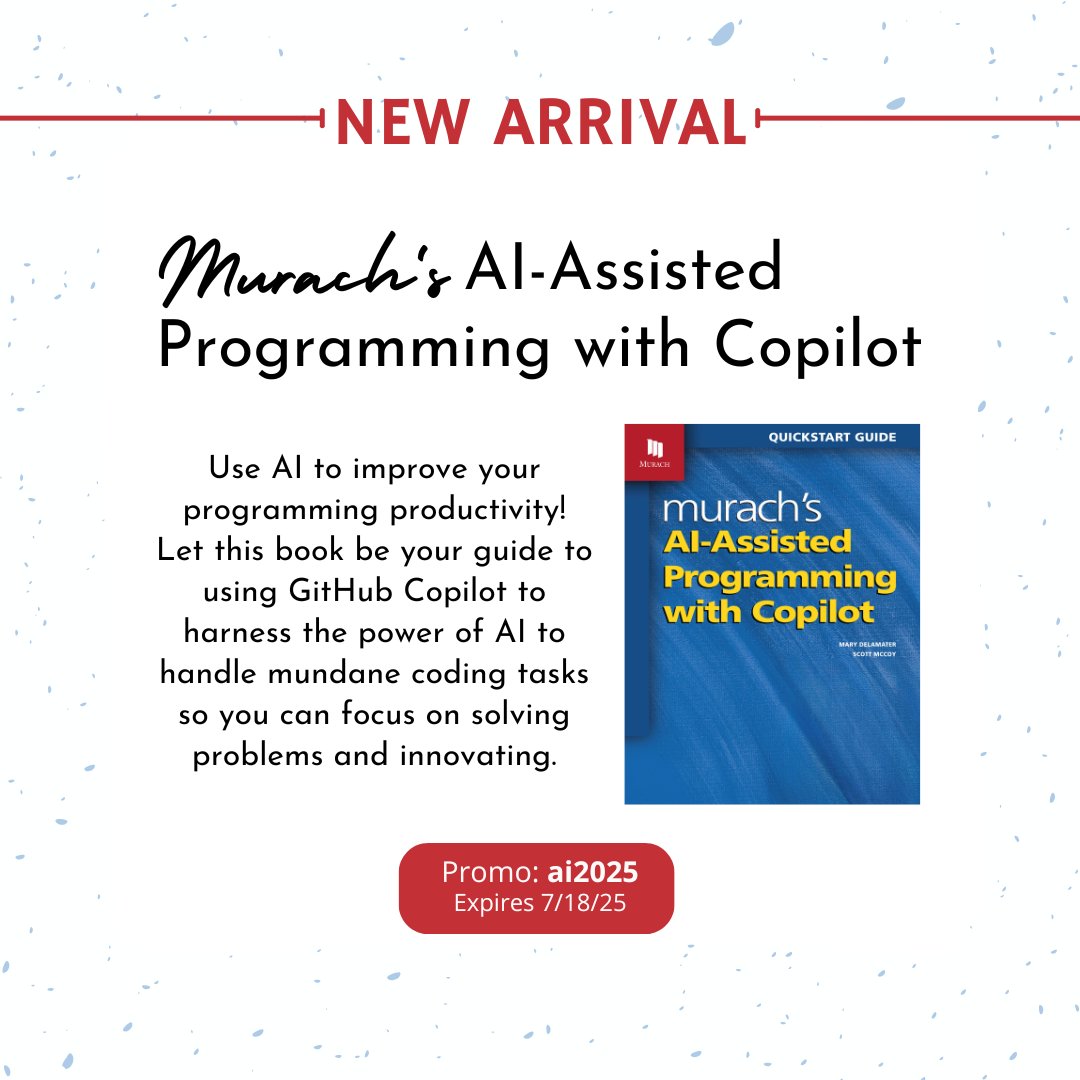 Murach Books tweet media