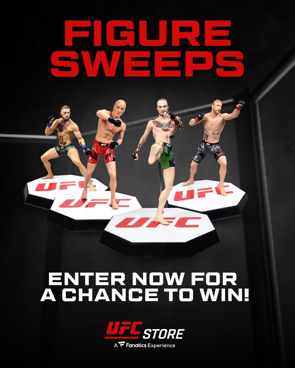 McFarlane Toys (@mcfarlanetoys) on Twitter photo Enter NOW for a chance to win a UFC figure prize pack!
Visit ufc.com/fanatics to enter.
#McFarlaneToys #McFarlanesSportsPicks #UFC Enter NOW for a chance to win a UFC figure prize pack!
Visit ufc.com/fanatics to enter.
#McFarlaneToys #McFarlanesSportsPicks #UFC