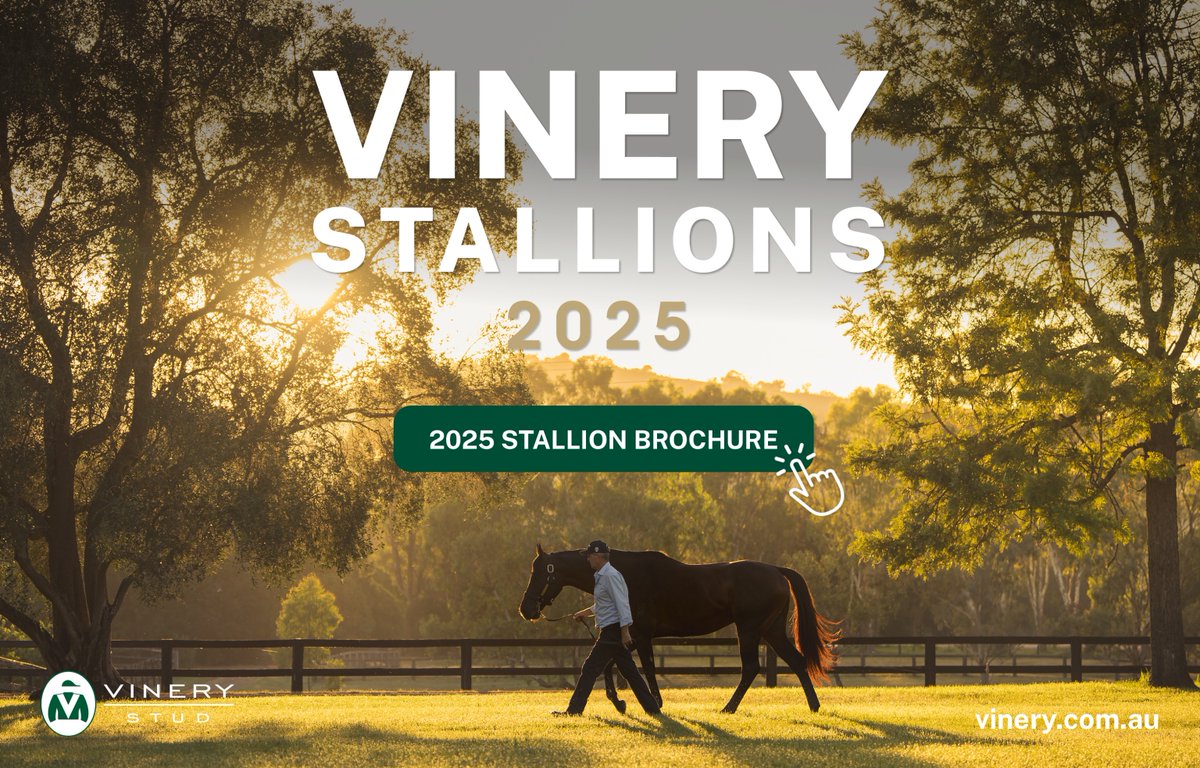 🌅 Don't miss <a href="/VineryStud/">Vinery</a>'s 2025 Stallion Roster!

View the new brochure now:

issuu.com/vinerystud/doc…
