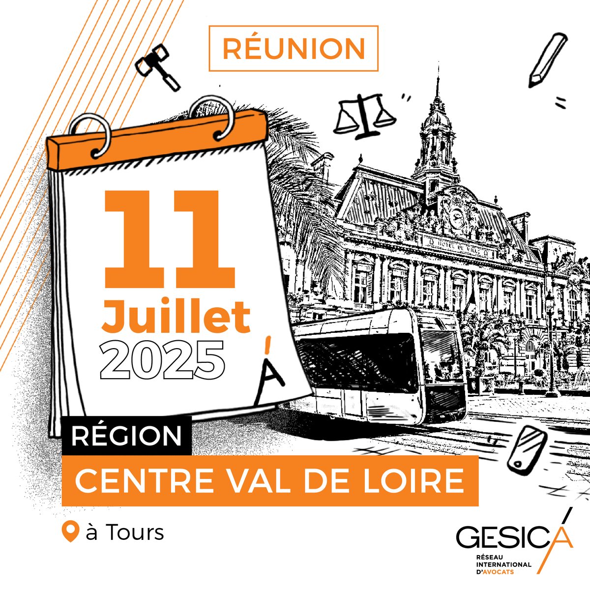 Le droit évolue. Et les avocats aussi. ⚖️
Le 11 juillet à Tours, les membres GESICA de la région Centre-Val de Loire se forment à l’IA.
Une formation animée par Philippe BARON (CNB), organisée par Nicolas Sonnet, avocat au barreau de Tours.
Cap sur la transformation numérique 💡