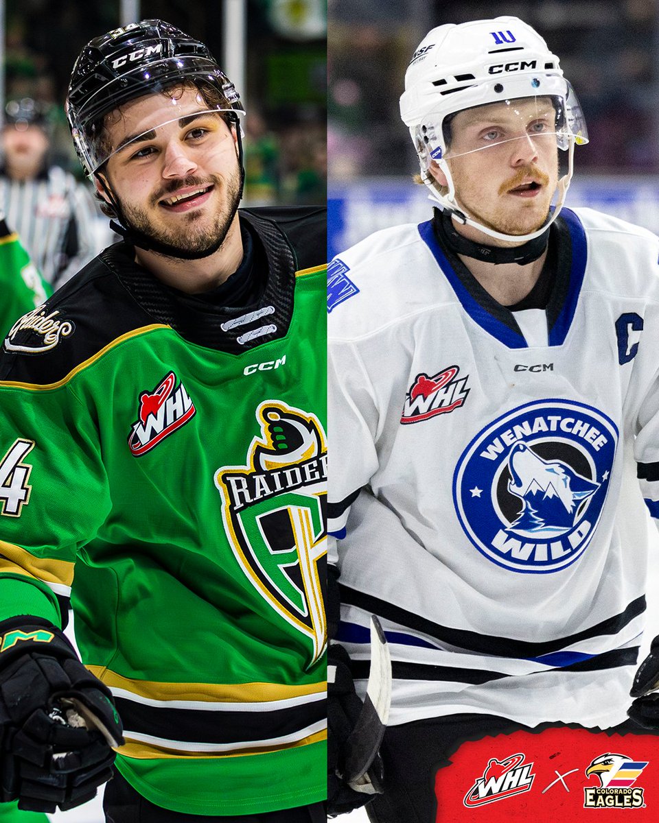 Western Hockey League (@thewhl) on Twitter photo Rilen Kovacevic and Evan Friesen are leaving the nest!
The pair of recent WHL graduates have signed contracts with <a href="/TheAHL/">American Hockey League</a>'s <a href="/ColoradoEagles/">Colorado Eagles</a>.
📝 | tinyurl.com/mr2923mf
<a href="/PARaidersHockey/">Prince Albert Raiders</a> | <a href="/WHLwild_/">Wenatchee Wild</a> | <a href="/Avalanche/">Colorado Avalanche</a> Rilen Kovacevic and Evan Friesen are leaving the nest!
The pair of recent WHL graduates have signed contracts with <a href="/TheAHL/">American Hockey League</a>'s <a href="/ColoradoEagles/">Colorado Eagles</a>.
📝 | tinyurl.com/mr2923mf
<a href="/PARaidersHockey/">Prince Albert Raiders</a> | <a href="/WHLwild_/">Wenatchee Wild</a> | <a href="/Avalanche/">Colorado Avalanche</a>