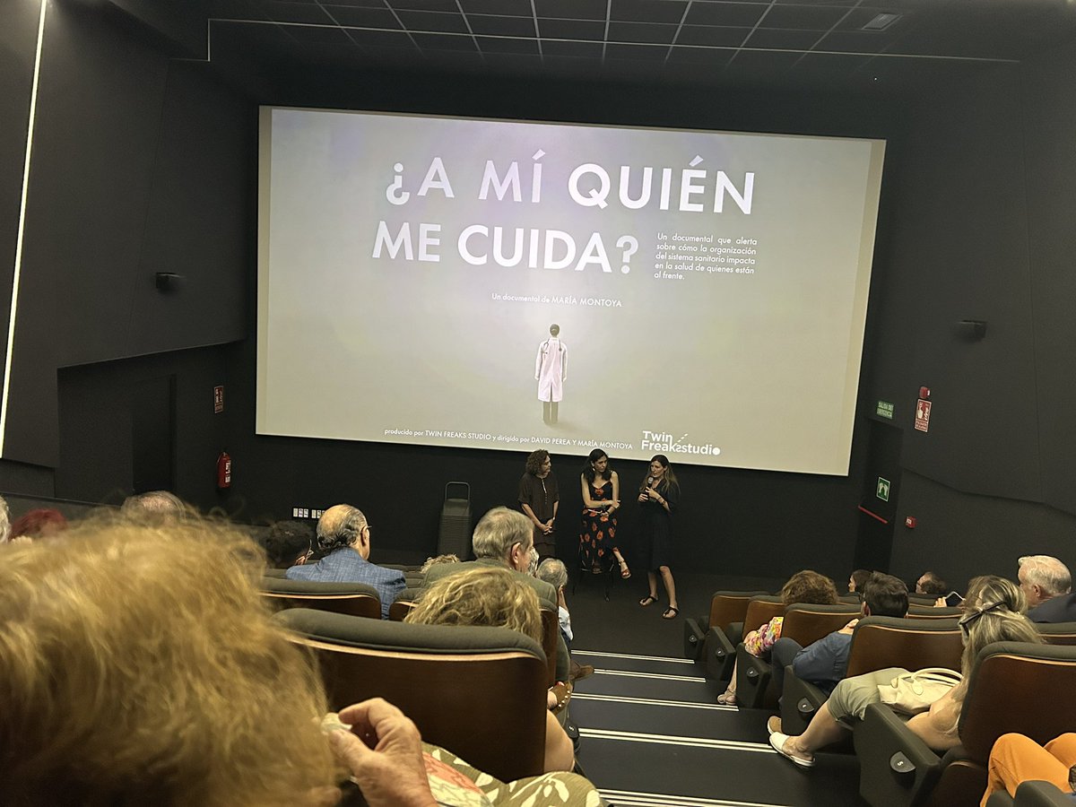 Magdalena S. Blesa (@magdablesa) on Twitter photo Un lujo estar en Madrid presentando el documental dirigido por mi marido, <a href="/davidperearios1/">David Perea</a> en el que he puesto mis poemas. Producido por <a href="/TwinFreakStudio/">Twin Freaks Studio</a> María Montoya, codirectora y artífice del proyecto. Un retrato del sufrimiento de los profesionales sanitarios. Una joya. Un lujo estar en Madrid presentando el documental dirigido por mi marido, <a href="/davidperearios1/">David Perea</a> en el que he puesto mis poemas. Producido por <a href="/TwinFreakStudio/">Twin Freaks Studio</a> María Montoya, codirectora y artífice del proyecto. Un retrato del sufrimiento de los profesionales sanitarios. Una joya.