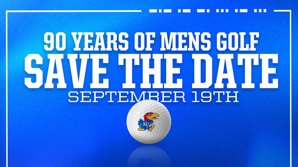 Calling all golf alums 🗣️

Save the date and stay tuned for more details!

#RockChalk