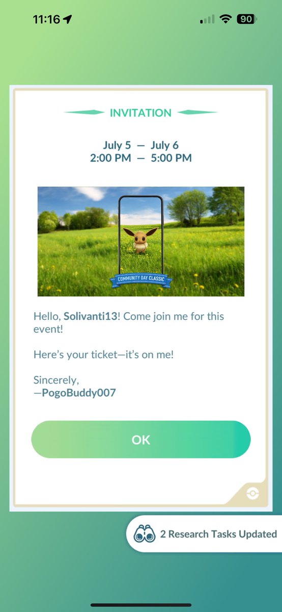 Solivanti13's tweet photo. 😍🎉 thank you so much @NC42885118 you hopefully have given me the shundo luck I need for this weekend #PokemonGOfriendscode #PokemonGOfriends #pokemongocommunityclassic #Eevee #YearofEevee https://t.co/LckscOTS0R