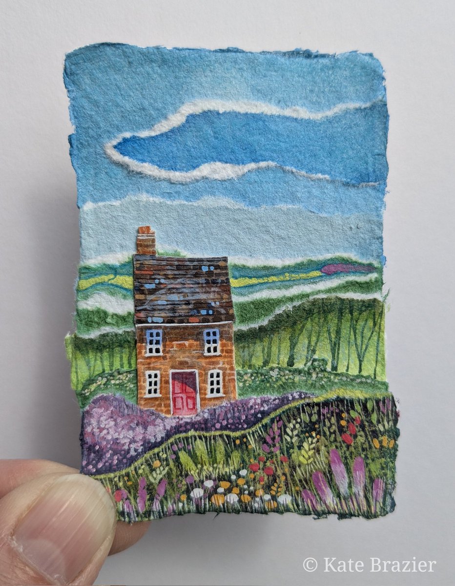 Good evening #art fans. A double whammy this evening with a new #miniature #collage