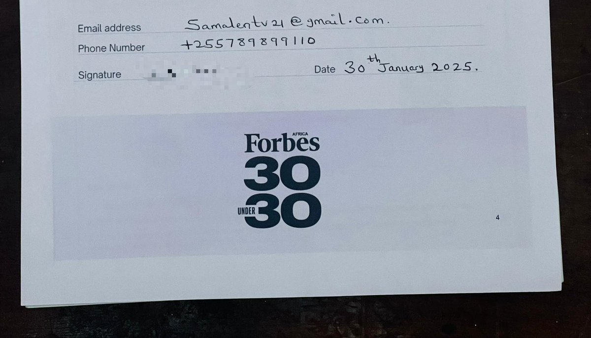 Samalentv's tweet image. Norminated by FORBES as Under 30 among 30 young enterpreneurs this is good to me as SAMALEN TV 🙏