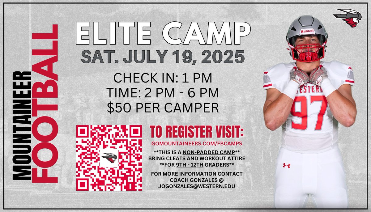 Jake Van Groll (@coachjvg) on Twitter photo It’s not too late to sign up!! Come to Gunnison, see our amazing facilities, get to experience the best summer weather around!! <a href="/MountaineerFB/">Western Colorado Football</a> #ThinAirCrew It’s not too late to sign up!! Come to Gunnison, see our amazing facilities, get to experience the best summer weather around!! <a href="/MountaineerFB/">Western Colorado Football</a> #ThinAirCrew