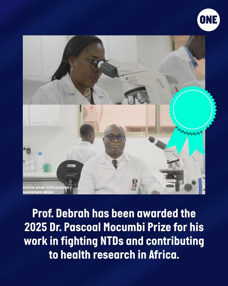 ONE_in_Canada's tweet image. Well-deserved congratulations to prof. Alexander Yaw Debrah and his research team! 👏🔬🌍