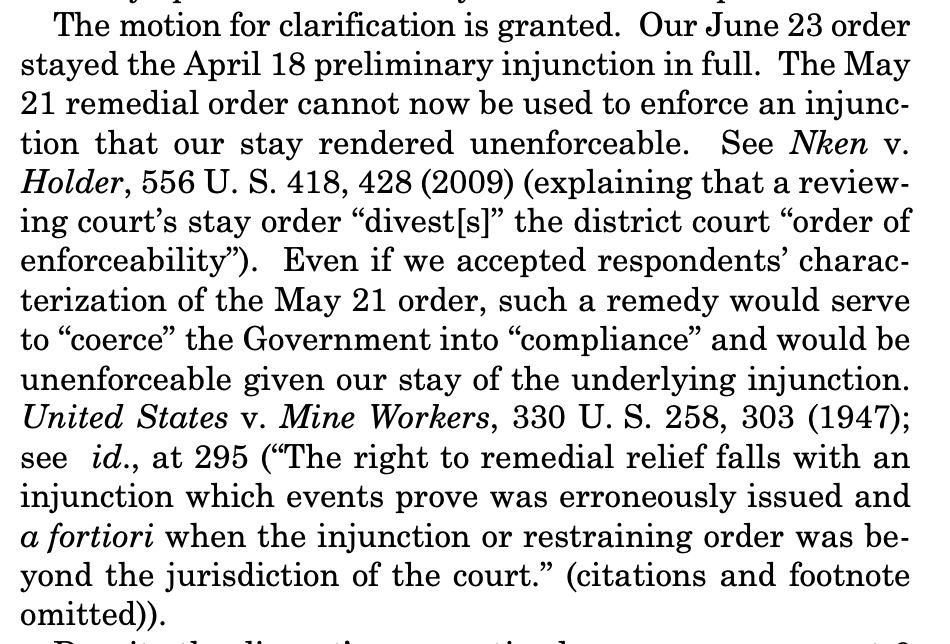 BREAKING

The Supreme Court green lights the Trump admin sending immigrants to war-torn and human-rights abusing South Sudan without process, even though most aren't from there. 

Doc supremecourt.gov/opinions/24pdf… 

Background allrisenews.com/p/update-south…