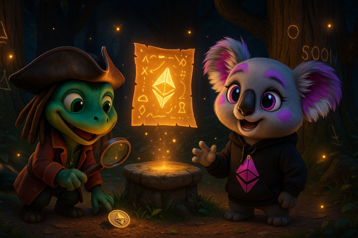 0xCalliope's tweet photo. @ZiggyOnBase In the mystical forest with my mate ZIGGY, unraveling the mysteries of Ziggyβs Treasure Quest! With Ethereum clues and treasure maps aglow, itβs an epic digital journey! π¦β¨ #CryptoAdventure #BaseChainFrens https://t.co/0mPpWiVVEx