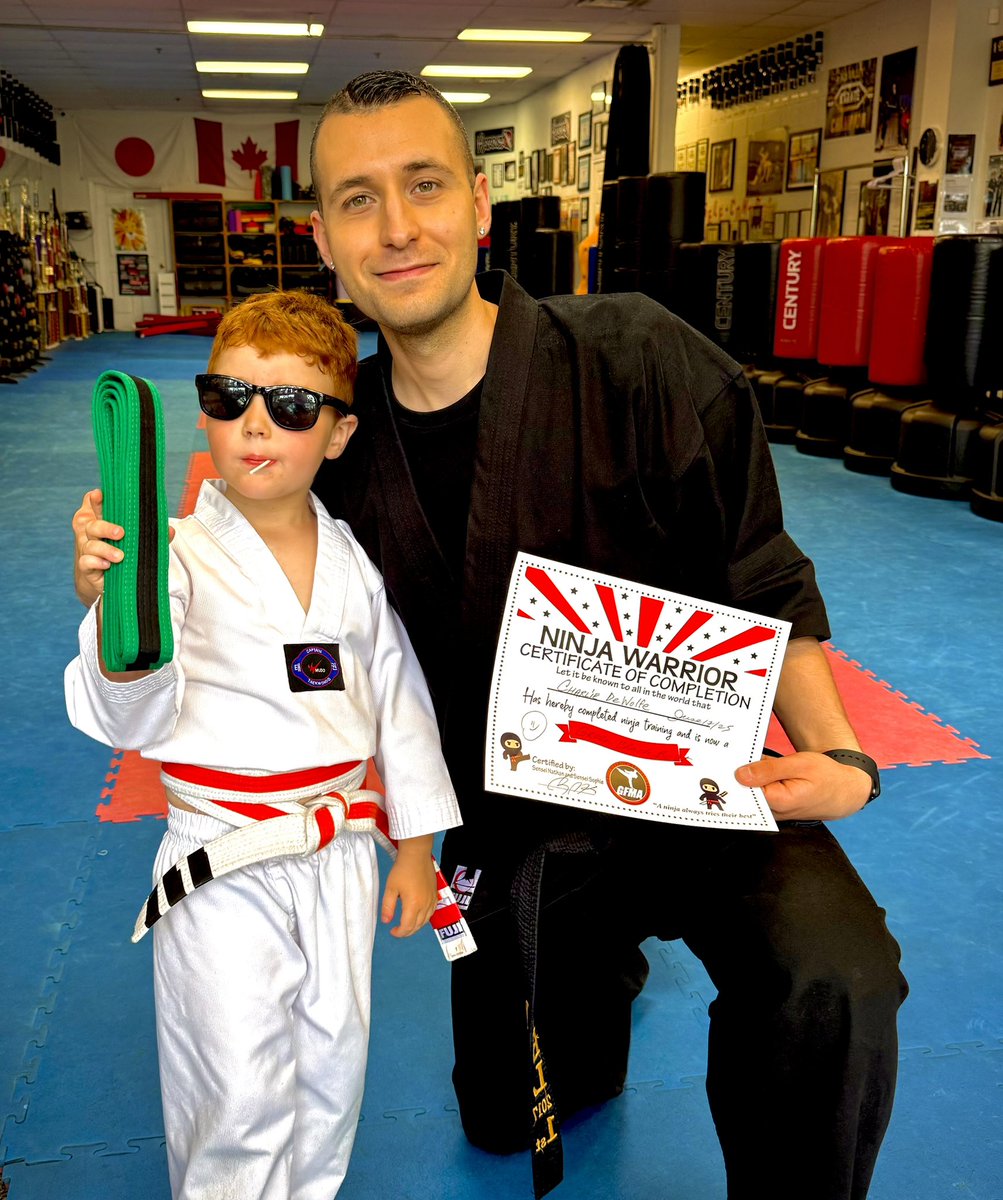 Moments like this are what it’s all about!! 🙌👏

CONGRATULATIONS to one of our amazing Ninjas on his new belt!! 🙌👏🥋💪🏆

Martial arts is more than kicks and punches — it’s about courage,  personal growth, and becoming your best self in a positive environment. That students