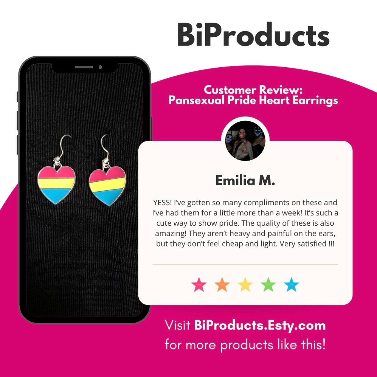 Robyn Ochs ๐๐๐ (@robynochs) on Twitter photo Pride Month may be over, but you can still wear your Pride every single day! Visit BiProducts.Etsy.com to shop pieces like these earrings and make a difference!
Every purchase you make helps support the production of <a href="/BiWomenQtly/">Bi Women Quarterly</a>!
#biproducts #lgbtq #lgbtqjewelry Pride Month may be over, but you can still wear your Pride every single day! Visit BiProducts.Etsy.com to shop pieces like these earrings and make a difference!
Every purchase you make helps support the production of <a href="/BiWomenQtly/">Bi Women Quarterly</a>!
#biproducts #lgbtq #lgbtqjewelry