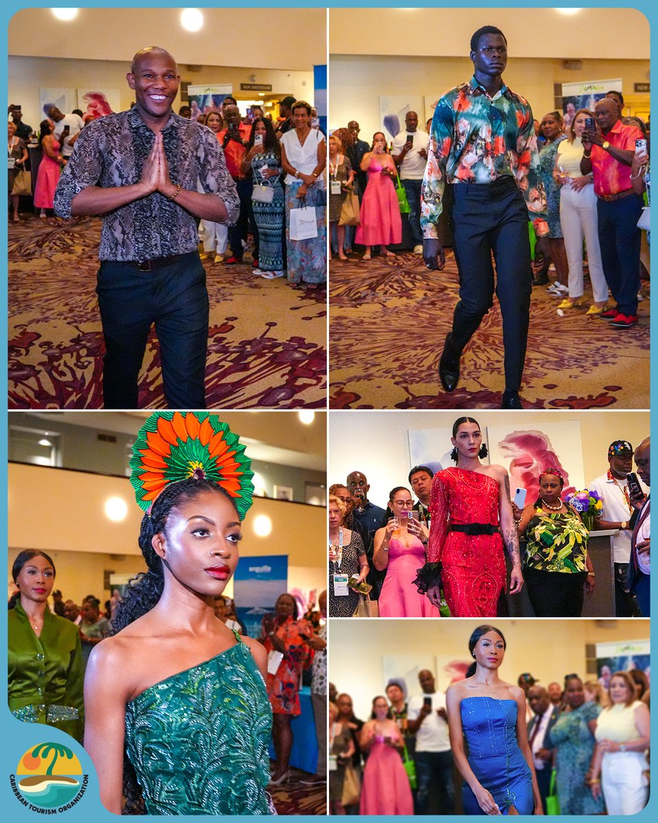 We're celebrating talented Jamaican designer D'Marsh (top left) who brought Caribbean flair to the Big Apple during our Caribbean Cultural Showcase at Caribbean Week in New York! 🇯🇲

D'Marsh's stunning designs beautifully represent the vibrant spirit, rich heritage and creative