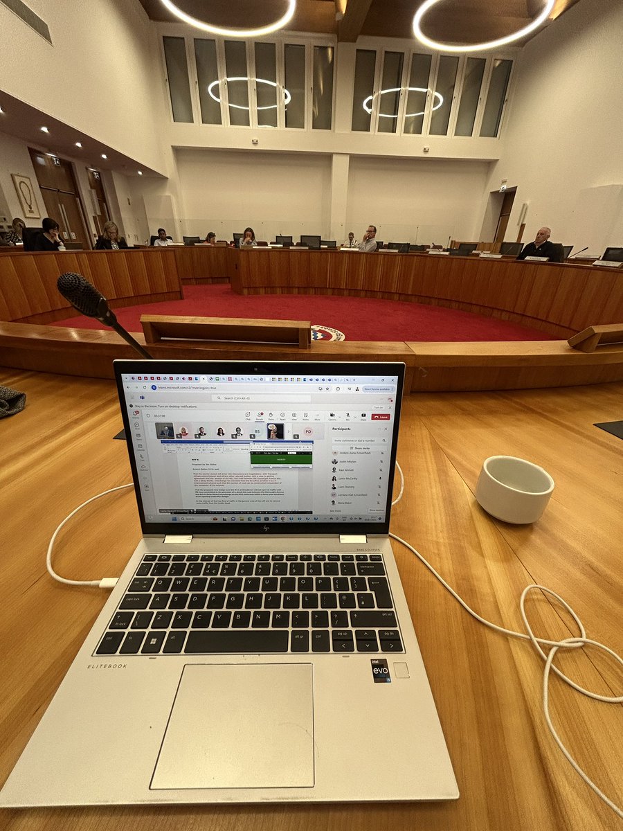 Over 5 hours into our @DLRCC Council meeting for the Old Connaught Local Area Plan and over 100 pages left! 📑☕️ 

#Local #Politics #Dublin