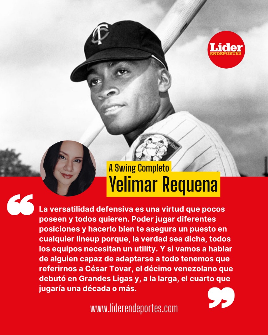 ¡El Utility perfecto!

📌 Disfruta de una nueva entrega de ‘A Swing Completa’ por <a href="/yeli_requena/">Yelimar Requena</a> 

Lee la columna completa en líderendeportes.com

#CesarTovar
#MLB
#Opinión
#LíderEnDeportes