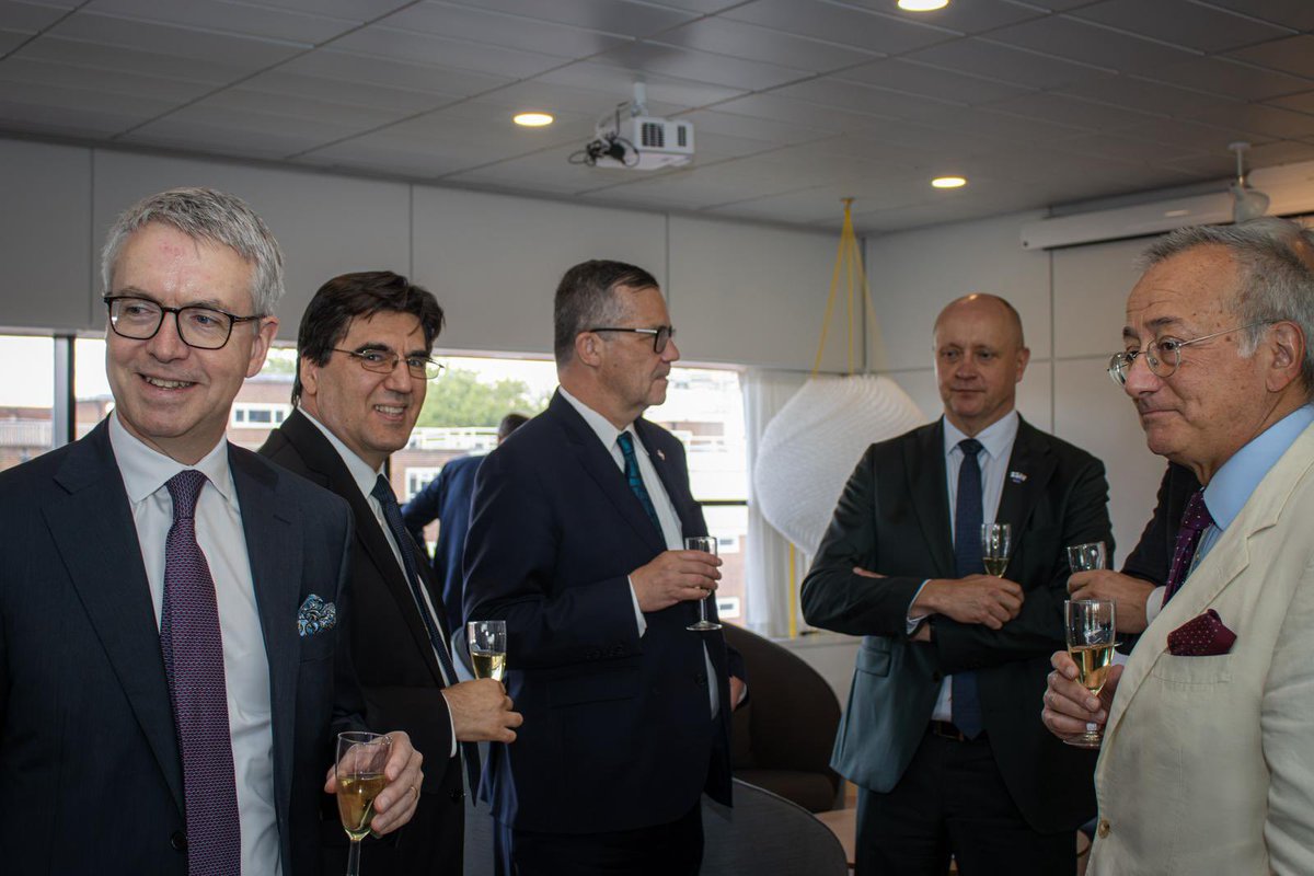 Honoured to join 🇩🇰Ambassador Kristina Miskowiak Beckvard (<a href="/denmarkinuk/">Denmark in UK</a>) and EU colleagues for the 🇪🇺 Presidency handover.

Proud of 🇵🇱 Poland’s achievements over the past 6 months — and confident Denmark will lead with clarity and style.