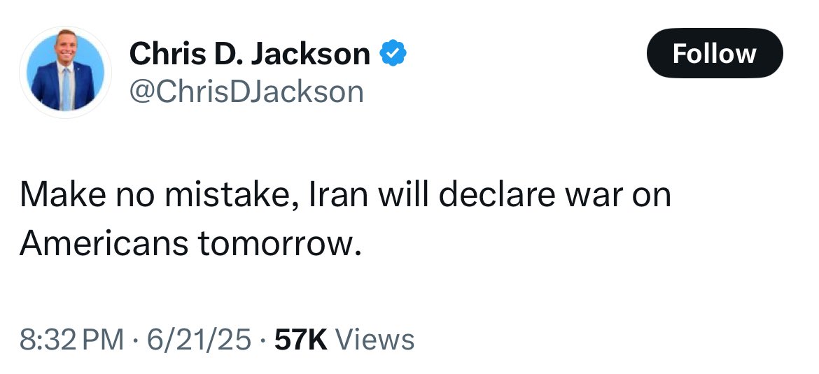 jeffgberg's tweet image. Man, WWIII has been crazy so far! I sure hope they get the Strait of Hormuz open soon. Thankfully guys like these brilliant fellows are bringing “intelligent” opinions to us all everyday. 😎 @ChrisDJackson @krassenstein