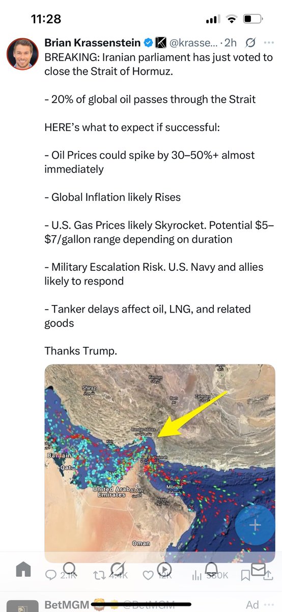jeffgberg's tweet image. Man, WWIII has been crazy so far! I sure hope they get the Strait of Hormuz open soon. Thankfully guys like these brilliant fellows are bringing “intelligent” opinions to us all everyday. 😎 @ChrisDJackson @krassenstein