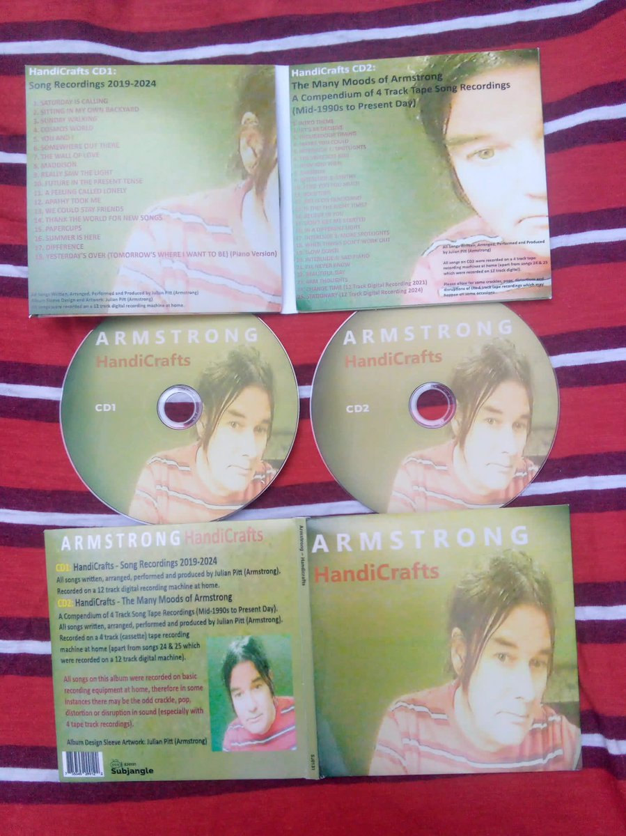 Armstrong (Wales) (@armstrong_wales) on Twitter photo ARMSTRONG - HANDICRAFTS - Double CD Compilation Album Out Now... so very pleased that the CD album is now out there &landing on doormats - there's only a few copies left & album can be heard and purchased here: armstrong2.bandcamp.com/album/handicra… - released by Subjangle Records <a href="/subjangle/">subjanglesounds</a> 🌞 ARMSTRONG - HANDICRAFTS - Double CD Compilation Album Out Now... so very pleased that the CD album is now out there &landing on doormats - there's only a few copies left & album can be heard and purchased here: armstrong2.bandcamp.com/album/handicra… - released by Subjangle Records <a href="/subjangle/">subjanglesounds</a> 🌞