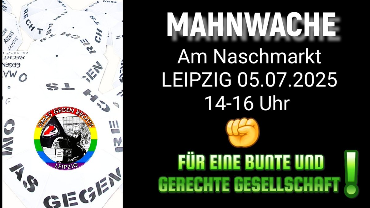 In Zeiten, in denen der  Zusammenhalt bröckelt und Menschenrechte infrage gestellt werden, wollen wir nicht schweigen. Wir stehen für Solidarität, Respekt und eine Gesellschaft, in der ALLE MENSCHEN in Würde leben können. Kommt vorbei – kommt mit uns ins Gespräch! ✊🔥✊ [RE]