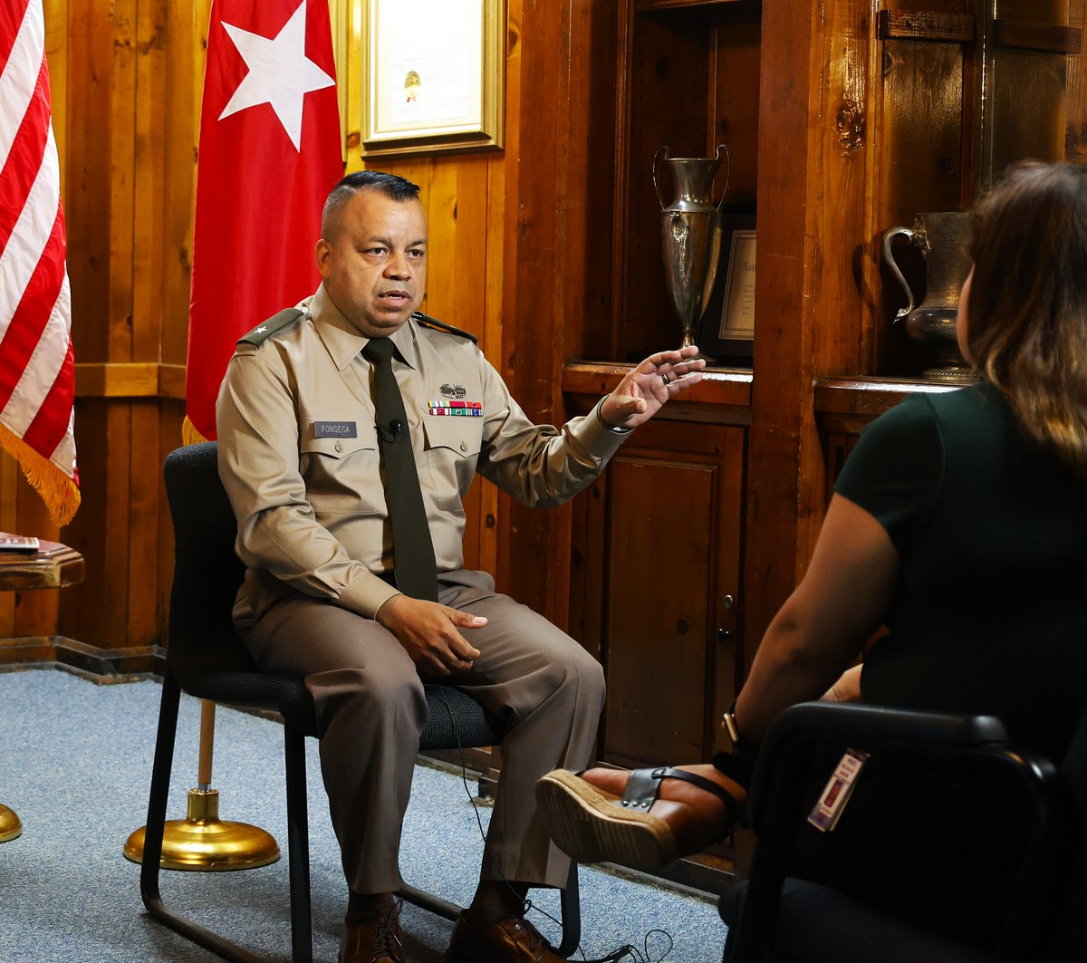 IL_Natl_Guard's tweet image. Illinois Army National Guard Brig. Gen. Jorge Fonseca interviews with NBC CH 5 Chicago. The general spoke of his duties, his upbringing in Chicago's Little Village, and opportunities available in the National Guard. The interview is scheduled to air this evening (July 3).