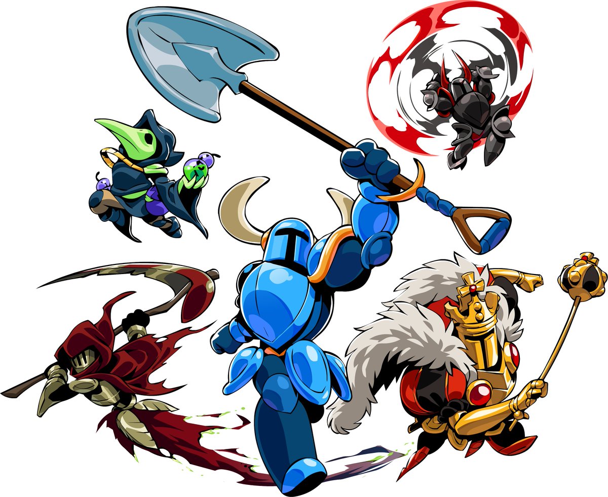 PSSSSSST!!! To celebrate our double birthday bonanza, our buds over at Brawlhalla are having an in-game refeaturing of our blue burrower!

All Shovel Knight Crossovers will be on sale July 4th-6th. You'll also earn the "For Shovelry" in-game title just for logging in!