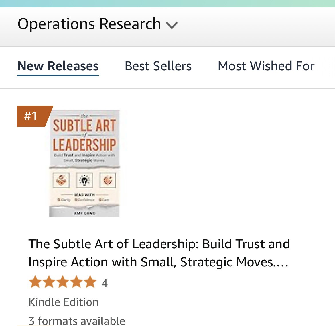 acornlong's tweet photo. #1 in new releases on Amazon in a couple of categories today! https://t.co/WTcIkLhmpW