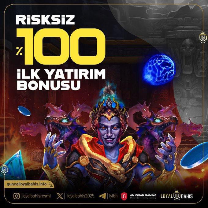 loyalbahis2's tweet photo. 💥 RİSK ALMAK YOK! 💥

🎁 %100 İlk Yatırım Bonusu seni bekliyor!

💰 Minimum yatırım: 100 TL

🎉 Kaybetmeyi düşünme, hemen kazan!

https://t.co/SwvfiLK3iF 🚀

#loyalbahisgüncelgiriş #casino #slot https://t.co/SvXNiYtzDM