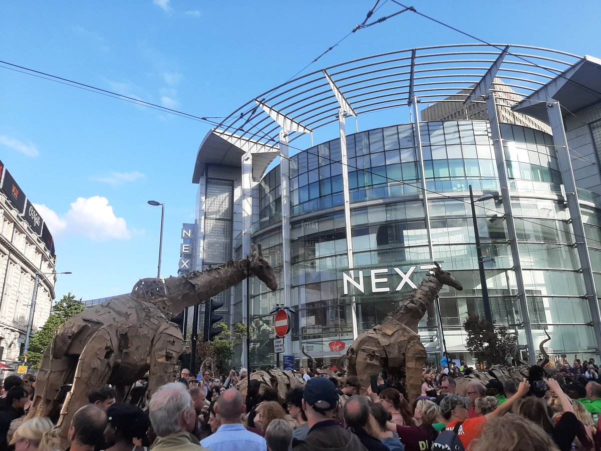 The Herds- performance art and climate activism, travelling 20,000 km - came to Manchester 
theherds.org