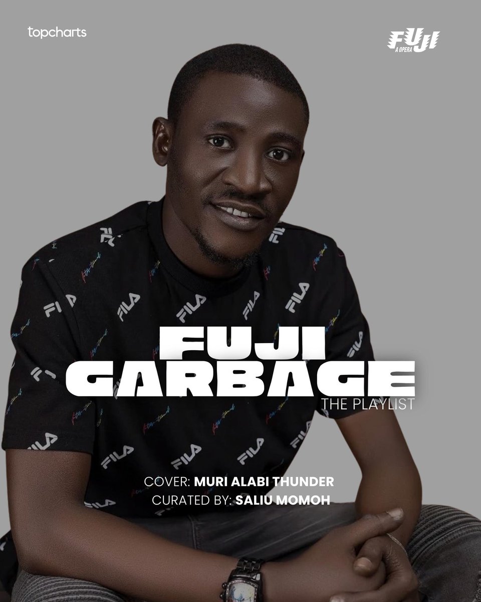 fujiopera's tweet image. In the spirit of rejuvenating the greatness of Fuji music, Topcharts Africa has joined forces with @fujiopera, a brand rooted in the passion and creativity of Fuji Music.
Cover: Muri Thunder
Curated by: @thesaliumomoh
Click on the link in bio to listen to the playlist.