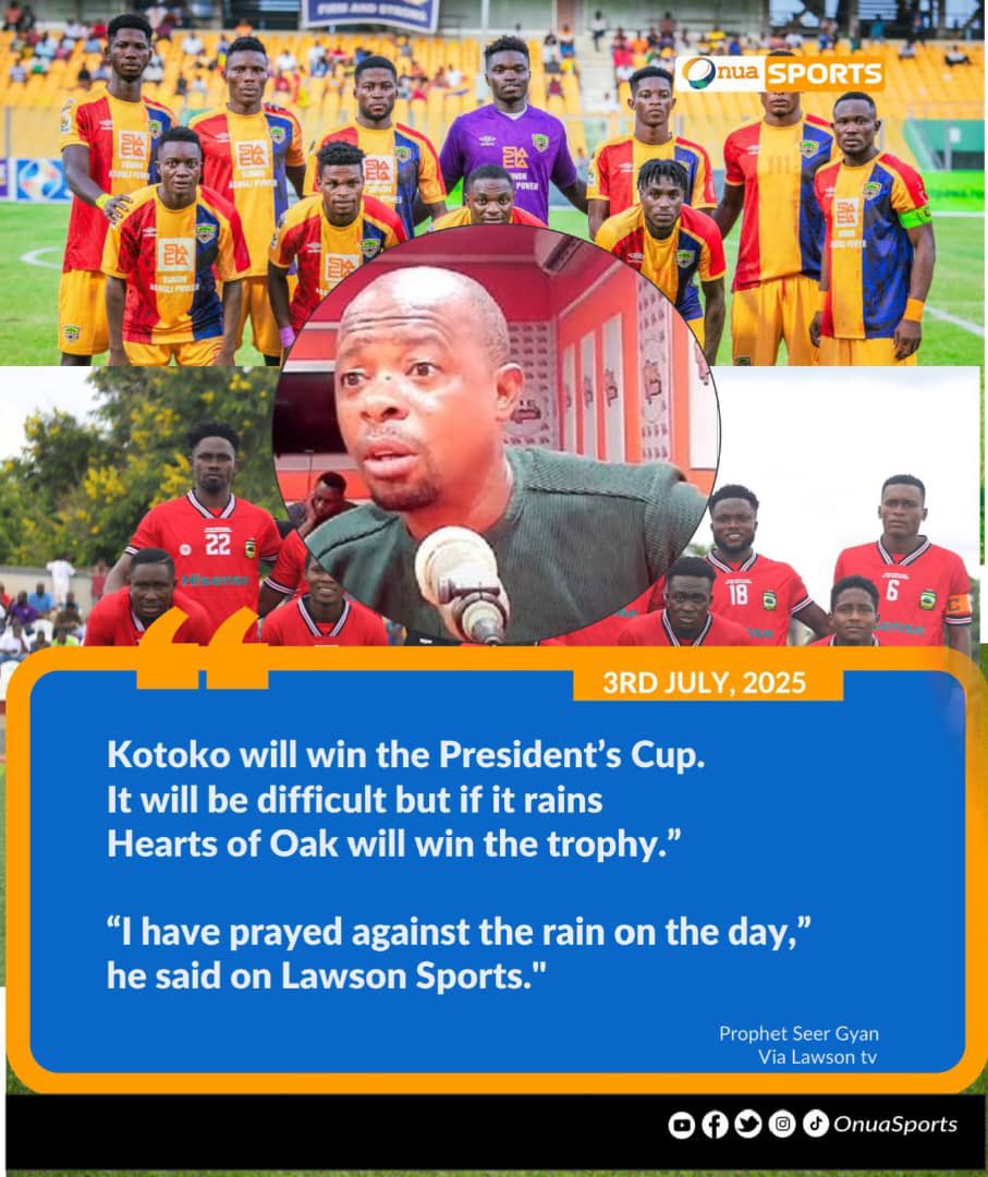 Will the rains come down or not? 

Who will benefit? Hearts or Kotoko?🫢

#onuasports