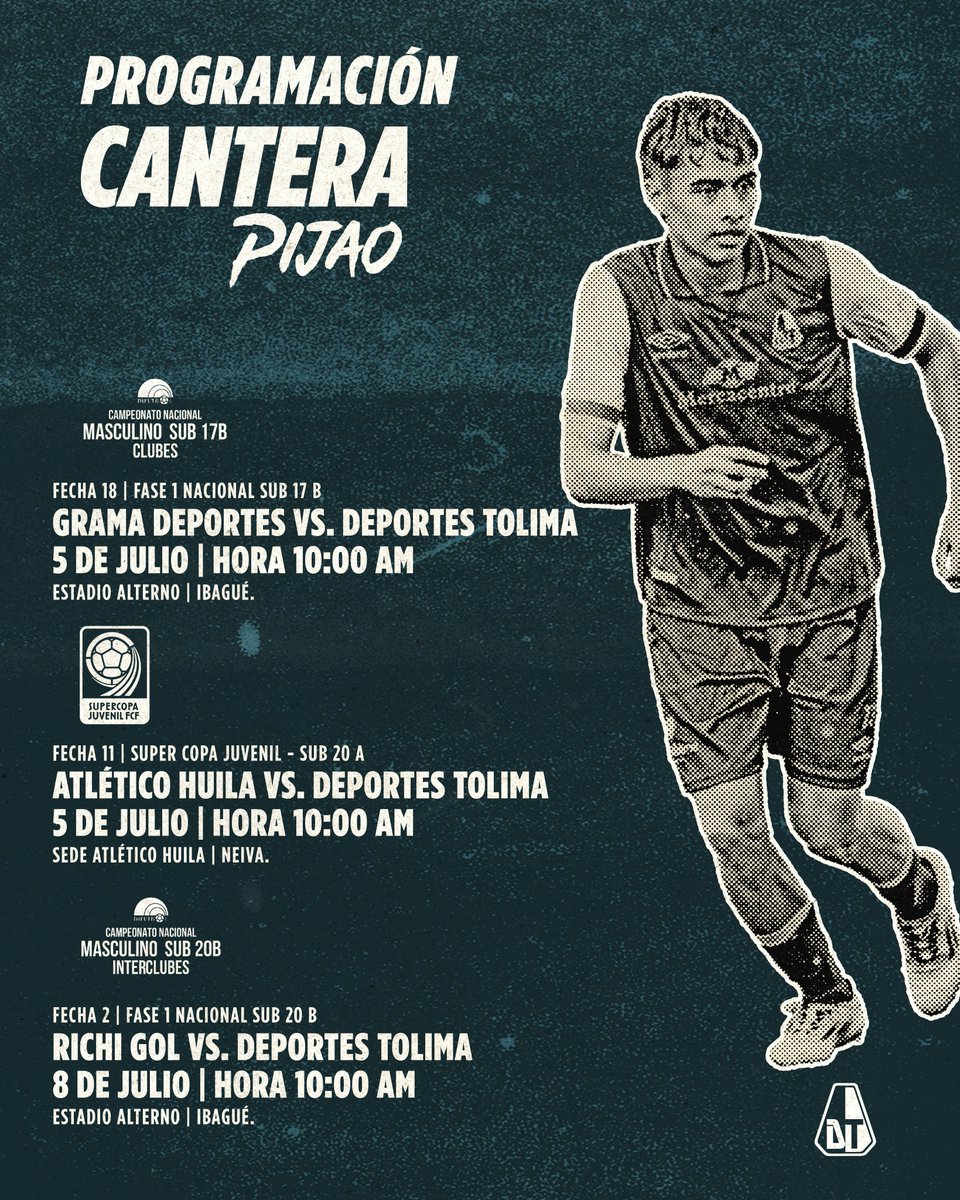 Programación Torneos Nacionales 📅 ¡Vamos Canteranos!
