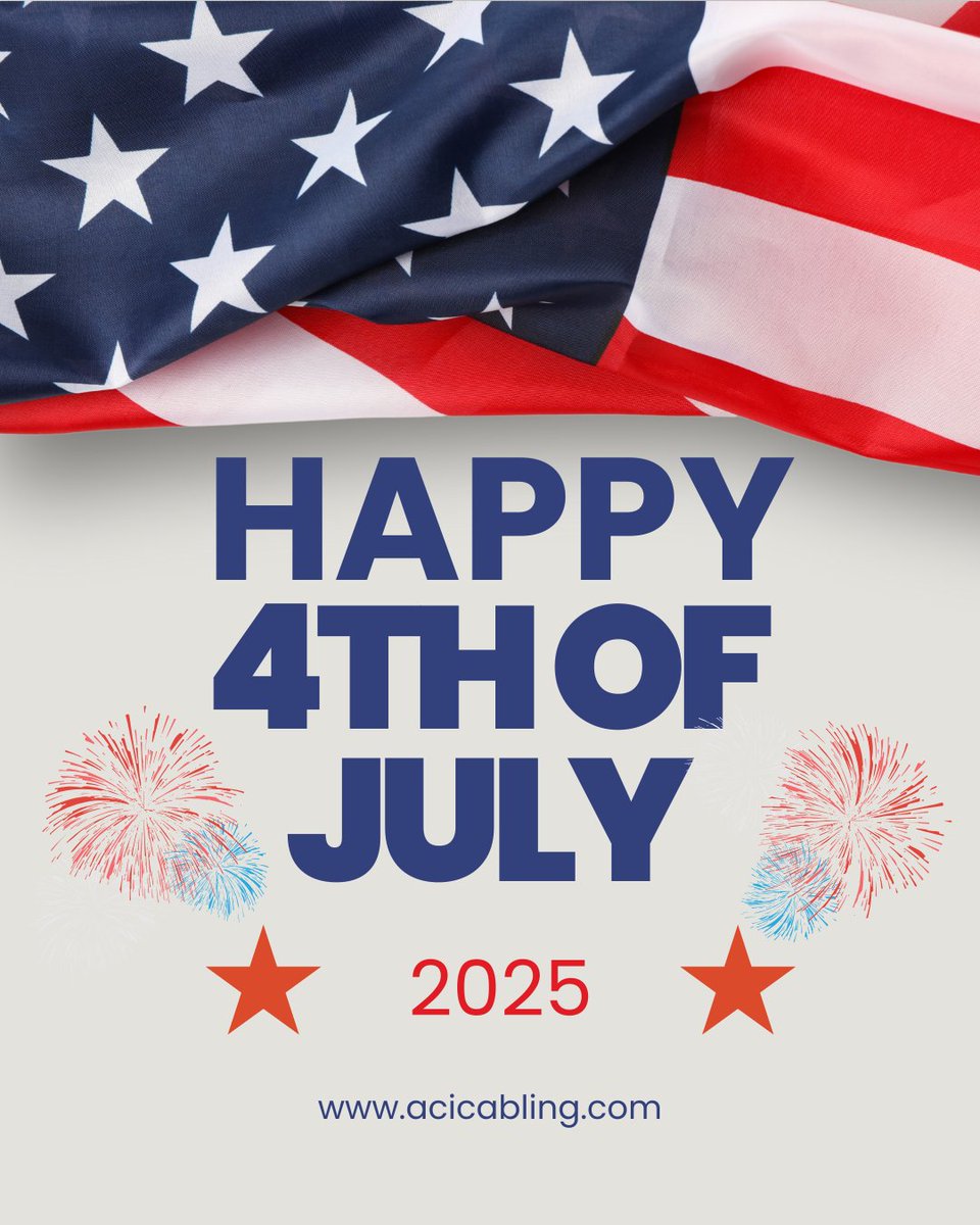 acicabling's tweet photo. Fireworks, family and fun!!
ACI offices will be closed on Friday, July 4th. 
Have a safe and holiday weekend. https://t.co/kVp9xP4jX8